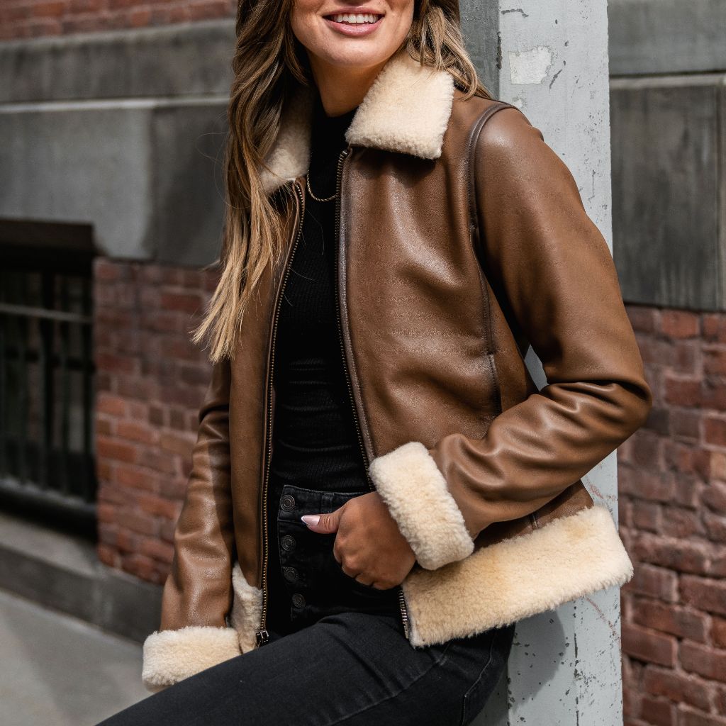 1024x1024-Womens-Jackets-Flight-Walnut-102722-1 Flight Jacket | Walnut - Image 1
