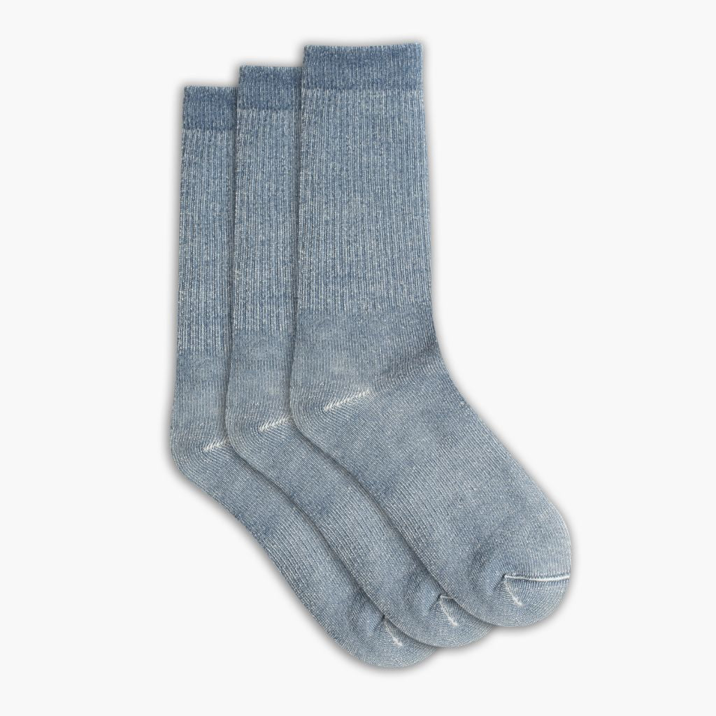 1024x1024-WoolCabinSock-Navy-3Pack-041025 Men's Wool Cabin Sock | Navy 3-Pack - Image 1