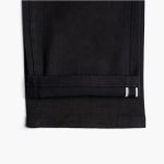 UB Stretch Selvedge Tapered Jeans | Black - Image 5