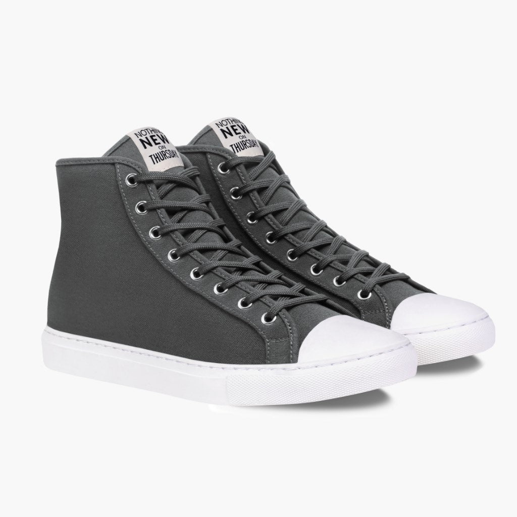 3.4Profile_Grey_HighTop_NNT_190804-TBC-1 Women's High Top | Grey - Image 1