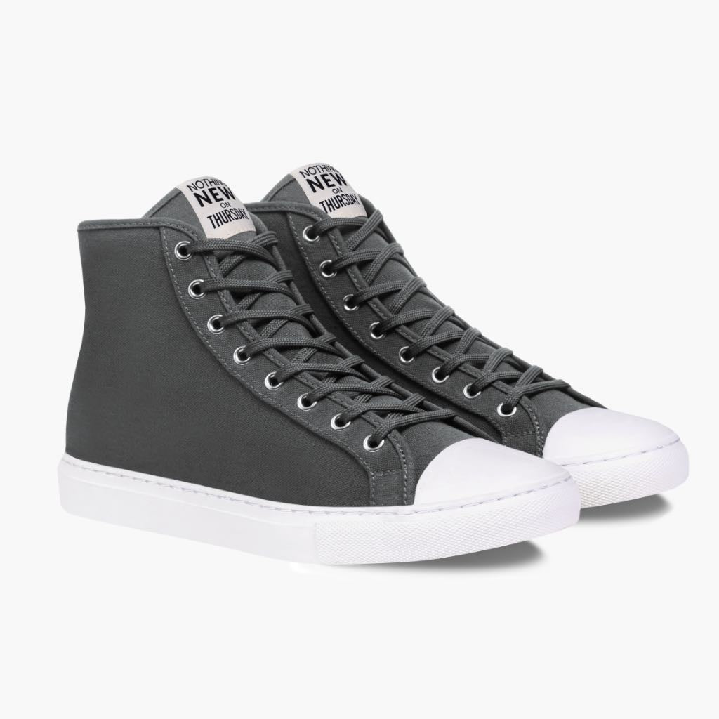 3.4Profile_Grey_HighTop_NNT_190804-TBC-1_1 Men's High Top | Grey - Image 1