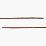 Round Waxed Cotton Laces | Light Brown - Image 2