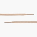 Flat Waxed Cotton Laces | Beige - Image 2