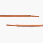 Flat Waxed Cotton Laces | Rust - Image 2