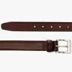 Men's Classic Leather Belt | Brown - Image 2