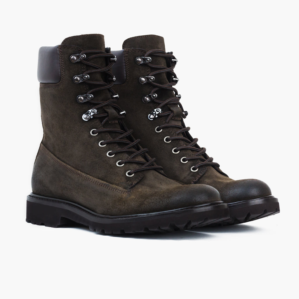 Explorer_Olive_34G Explorer | Dark Olive Suede - Image 1