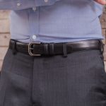 Men's Refined Leather Belt | Black - Image 3