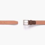 Men's Classic Leather Belt | Walnut - Image 3