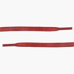 Flat Waxed Cotton Laces | Red - Image 3