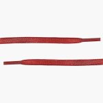 Flat Waxed Cotton Laces | Red - Image 2