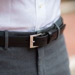Men's Classic Leather Belt | Black - Image 3
