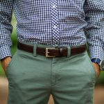 Men's Classic Leather Belt | Brown - Image 3