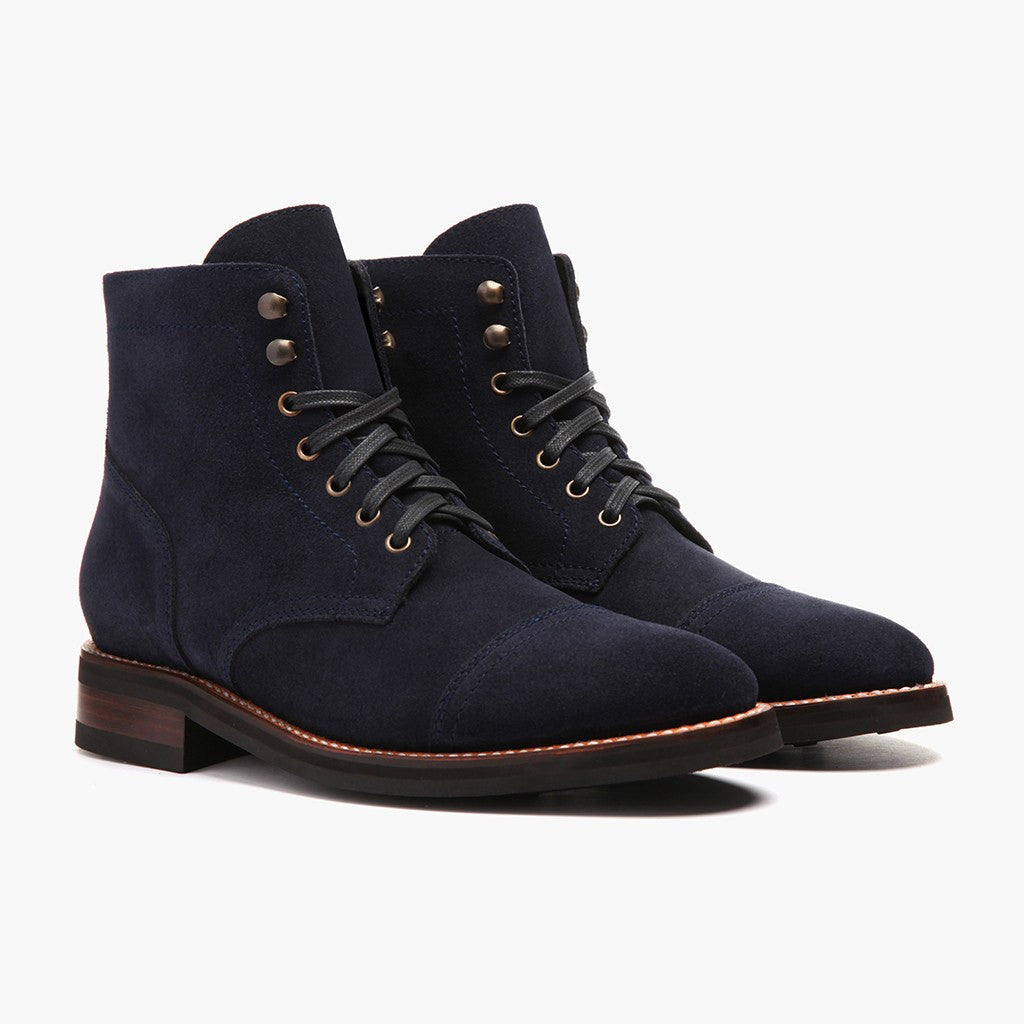 midnight-suede-captain-boot-1 Captain | Midnight Suede - Image 1
